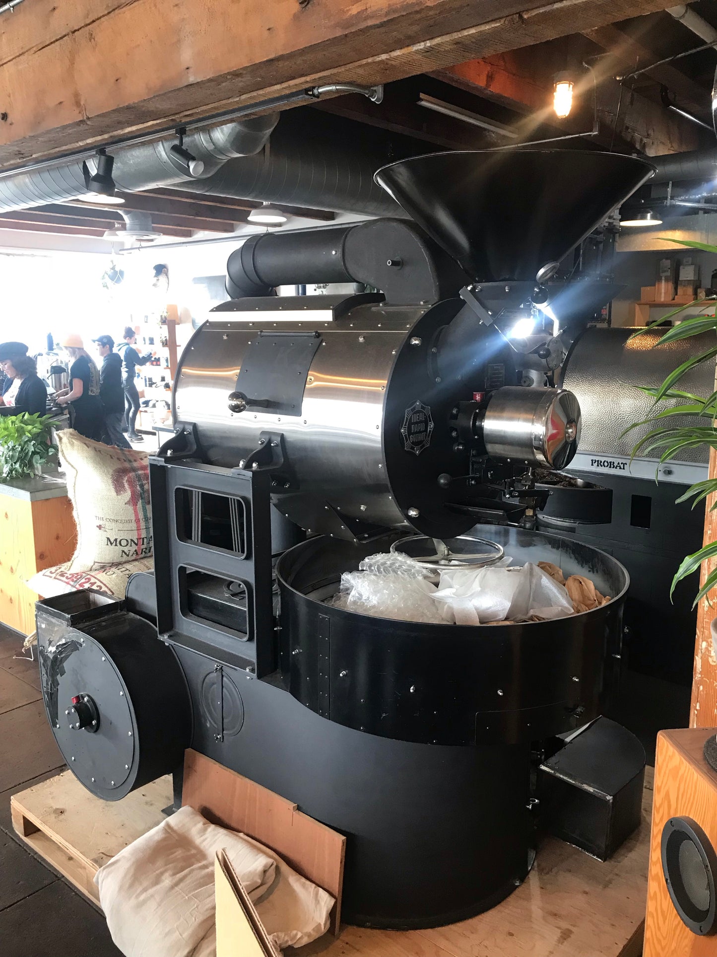 Sold: 1955 Ideal Rapid Gothot 23 kilo Coffee Roaster