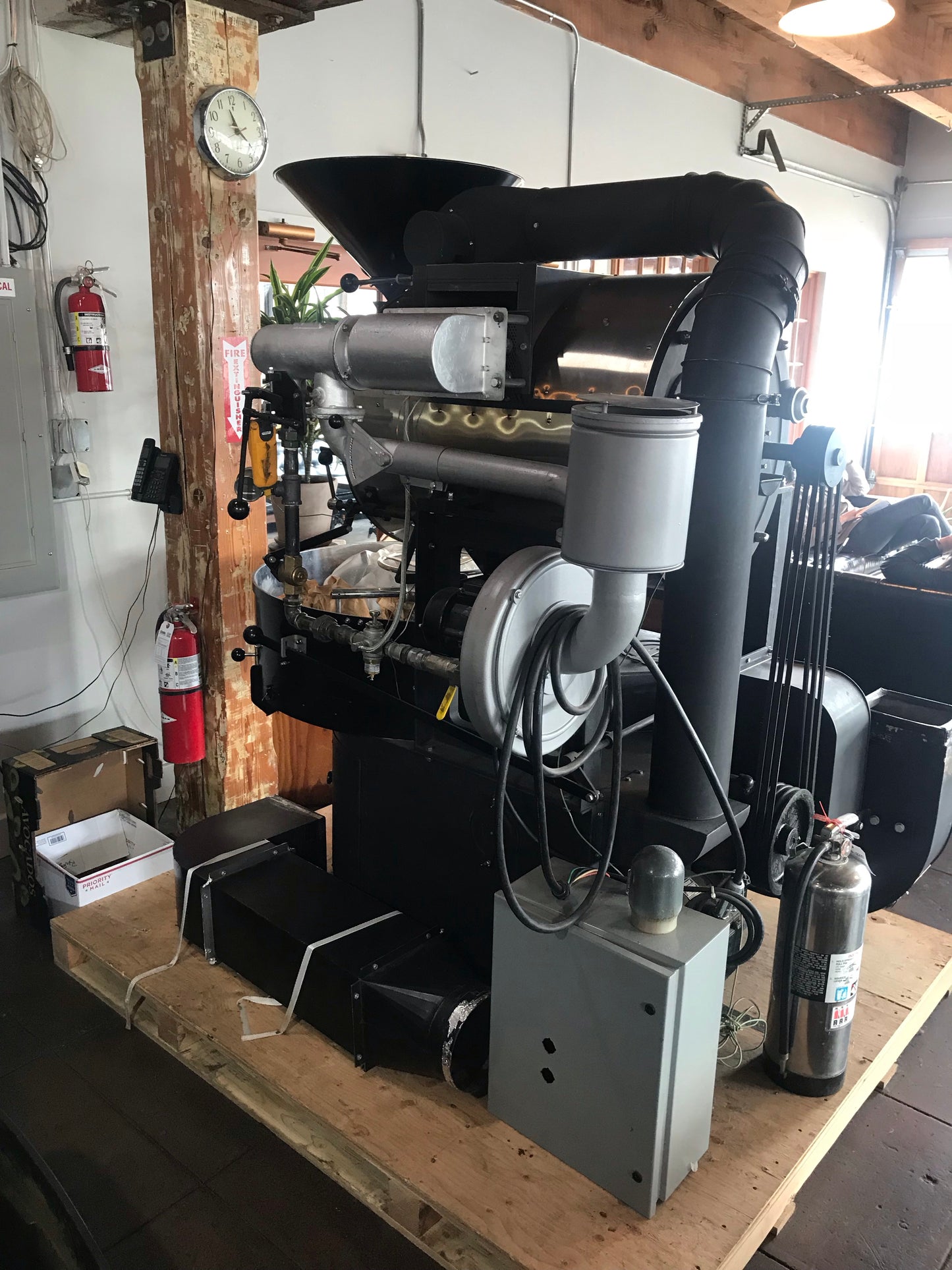 Sold: 1955 Ideal Rapid Gothot 23 kilo Coffee Roaster