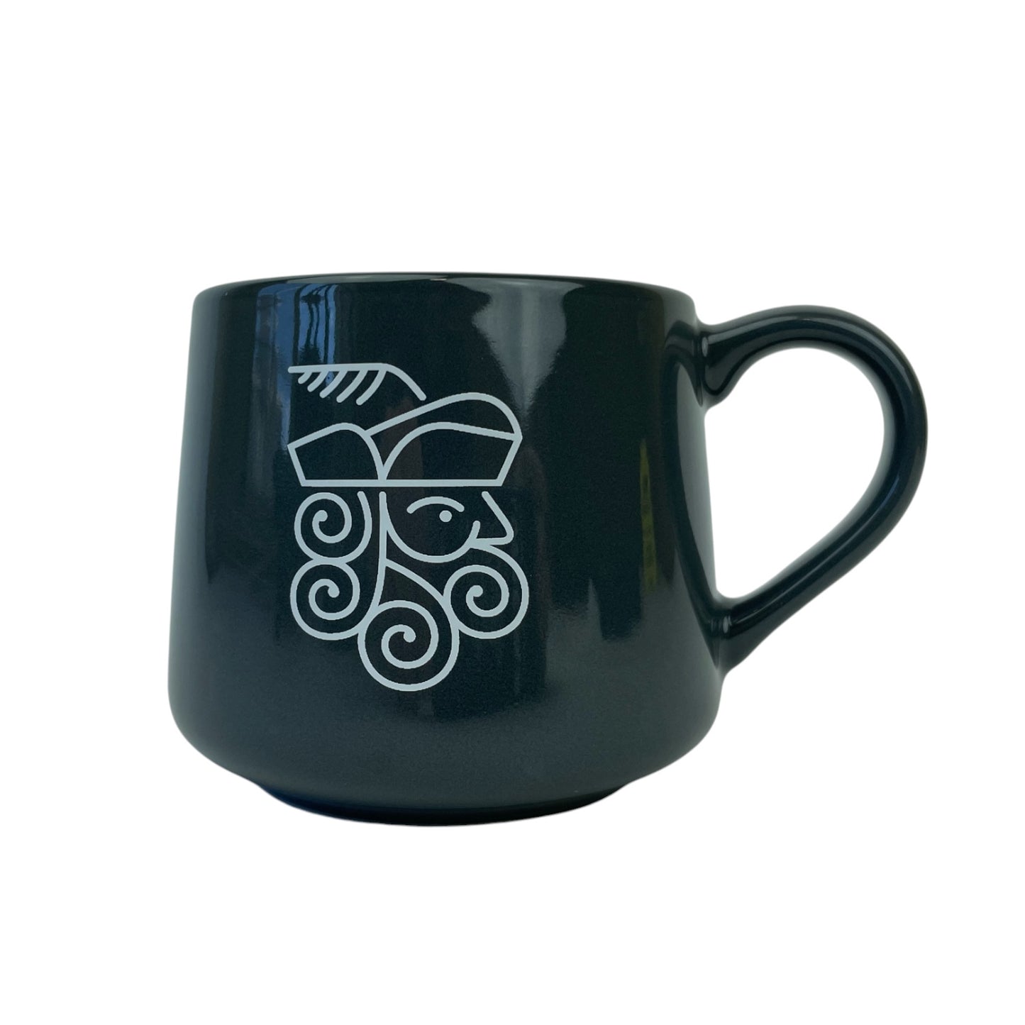 Bluebeard Ceramic Crescent Mug 12oz
