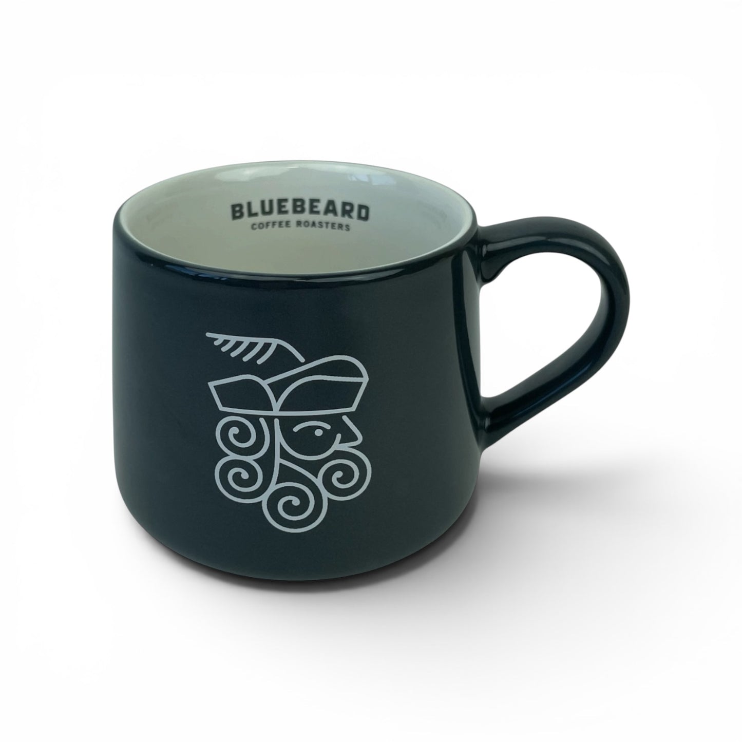 Bluebeard Ceramic Crescent Mug 12oz