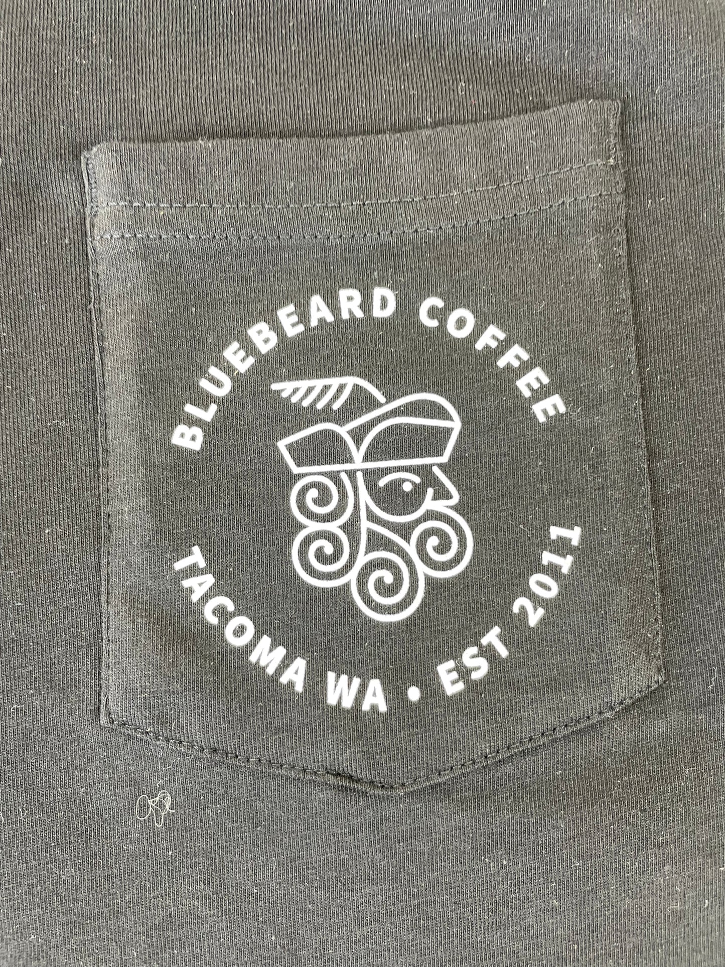 Black Pocket Tsunami Tshirt