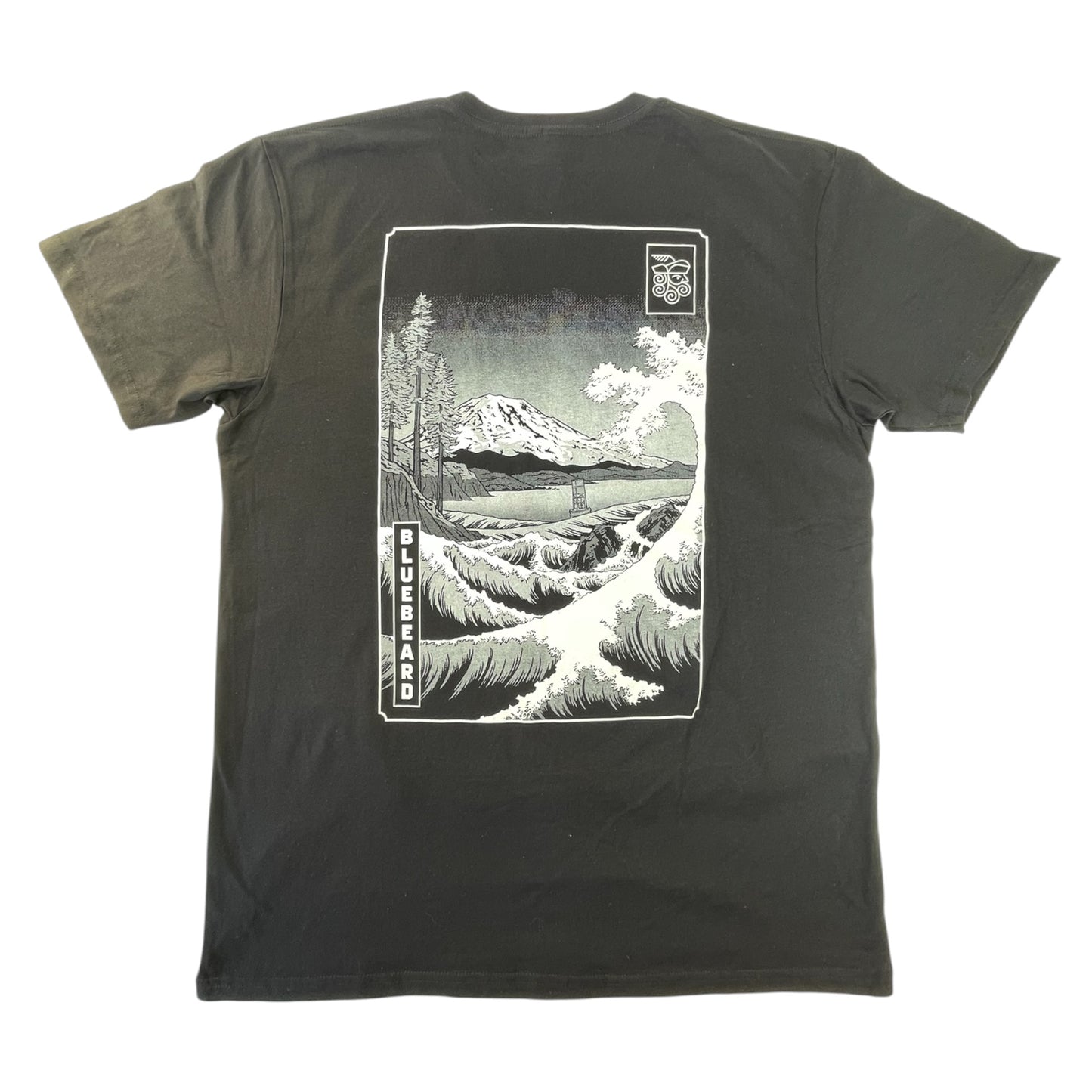 Black Pocket Tsunami Tshirt