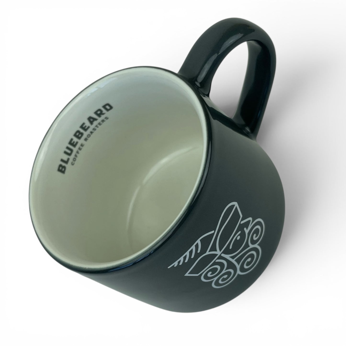 Bluebeard Ceramic Crescent Mug 12oz